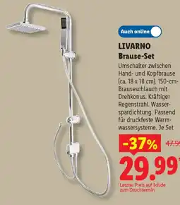 Lidl LIVARNO Brause-Set Angebot