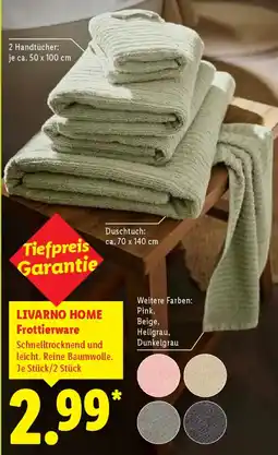 Lidl LIVARNO HOME Frottierware Angebot