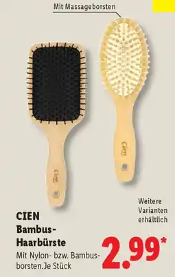 Lidl CIEN Bambus-Haarbruste Angebot