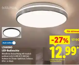 Lidl LIVARNO LED-Badleuchte Angebot