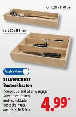 Lidl SILVERCREST Besteckkasten Angebot