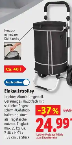 Lidl Einkaufstrolley Angebot