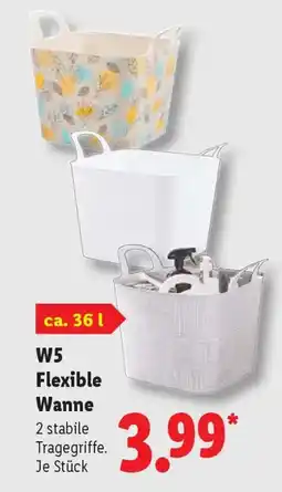 Lidl W5 Flexible Wanne Angebot
