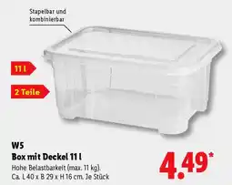 Lidl W5 Box mit Deckel Angebot