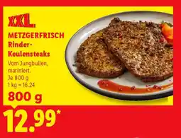 Lidl METZGERFRISCH Rinder-Keulensteaks Angebot