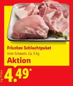 Lidl Frisches Schlachtpaket Angebot