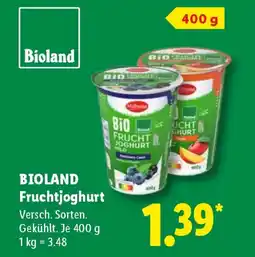 Lidl BIOLAND Fruchtjoghurt Angebot
