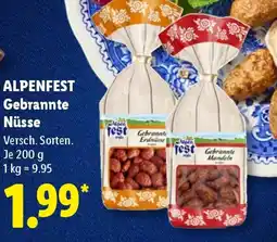 Lidl ALPENFEST Gebrannte Nüsse Angebot