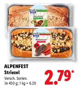 Lidl ALPENFEST Striezel Angebot