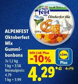 Lidl ALPENFEST Oktoberfest Mix Gummi-bonbons Angebot