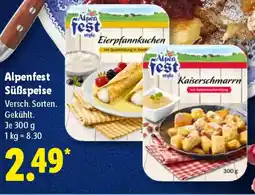 Lidl Alpenfest Süßspeise Angebot