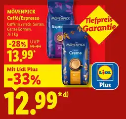 Lidl MÖVENPICK Caffé/Espresso Angebot