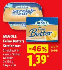 Lidl MEGGLE Feine Butter/Streichzart Angebot
