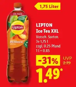 Lidl LIPTON Ice Tea XXL Angebot