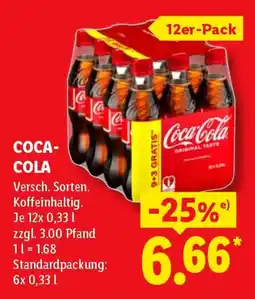 Lidl Coca-Cola Angebot