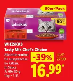 Lidl WHISKAS Tasty Mix Chef's Choice Angebot