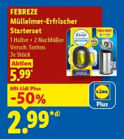 Lidl Febreze Mülleimer-Erfrischer Starterset Angebot