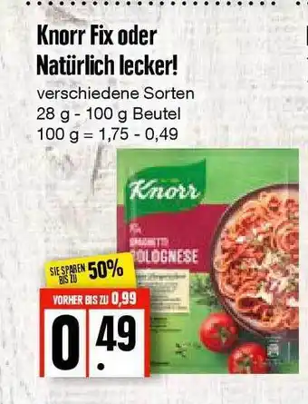 Edeka Frischemarkt Knorr Fix Oder Natürlich Lecker! Angebot