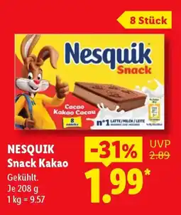 Lidl NESQUIK Snack Kakao Angebot