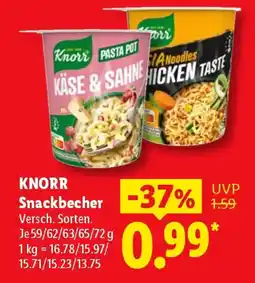 Lidl Knorr Snackbecher Angebot