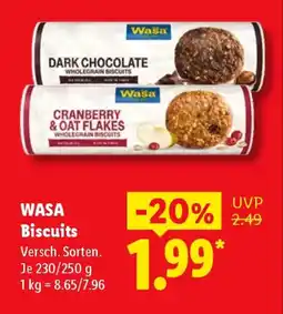 Lidl WASA Biscuits Angebot