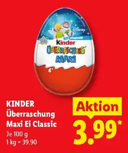 Lidl Kinder Überraschung Maxi Ei Classic Angebot