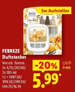 Lidl Febreze Duftstecker Angebot