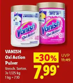 Lidl Vanish Oxi Action Pulver Angebot
