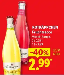 Lidl ROTKÄPPCHEN Fruchtsecco Angebot