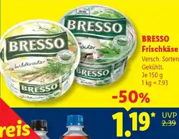 Lidl BRESSO Frischkäse Angebot