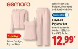 Lidl ESMARA Pyjama-Set Angebot
