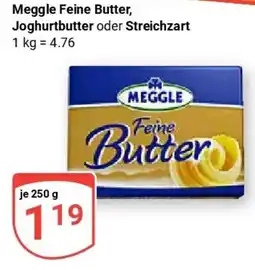 Globus Meggle Feine Butter, Joghurtbutter oder Streichzart Angebot