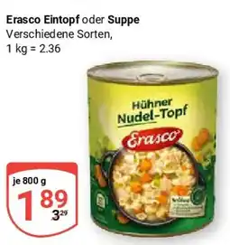 Globus Erasco Eintopf oder Suppe Angebot