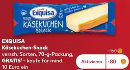Kaufland EXQUISA Käsekuchen-Snack Angebot