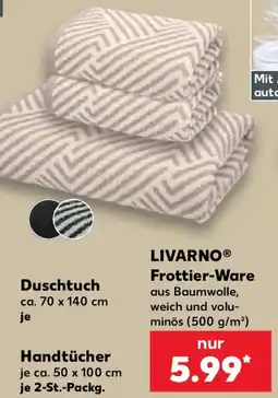 Kaufland LIVARNO Frottier-Ware Angebot