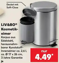 Kaufland LIV&BO Kosmetikeimer Angebot
