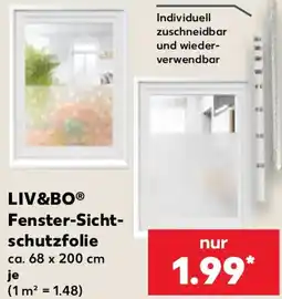 Kaufland LIV&BO Fenster-Sichtschutzfolie Angebot