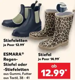 Kaufland ESMARA Regen Stiefel oder Stiefeletten Angebot