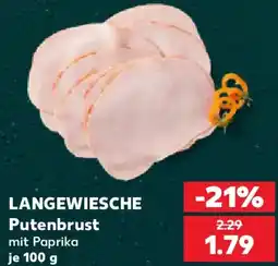 Kaufland LANGEWIESCHE Putenbrust Angebot
