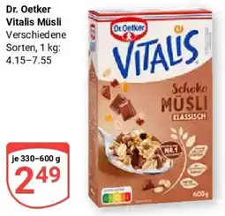 Globus Dr. Oetker Vitalis Müsli Angebot
