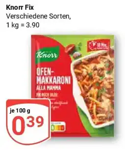 Globus Knorr Fix Angebot