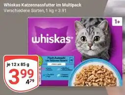 Globus Whiskas Katzennassfutter im Multipack Angebot