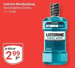 Globus Listerine Mundspülung Cool Mint Angebot