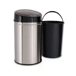 Netto Marken-Discount Abfalleimer 30L mit Sensor - INOX BRUSHED Angebot