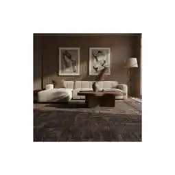 Netto Marken-Discount Baumwollteppich Waschbar KOFEL, einfarbig, Braun, 240 x 340 cm Angebot