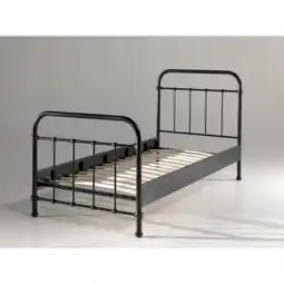 Netto Marken-Discount Vipack Metallbett New York 90x200 cm, schwarz Angebot