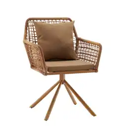 Netto Marken-Discount hjh LIVING Polsterstuhl Tavaro Korvik Stoff mit Armlehnen Angebot