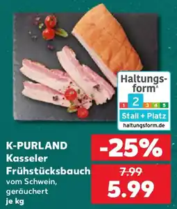 Kaufland K-PURLAND Kasseler Frühstücksbauch Angebot