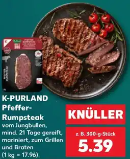 Kaufland K-PURLAND Pfeffer Rumpsteak Angebot