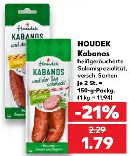 Kaufland HOUDEK Kabanos Angebot